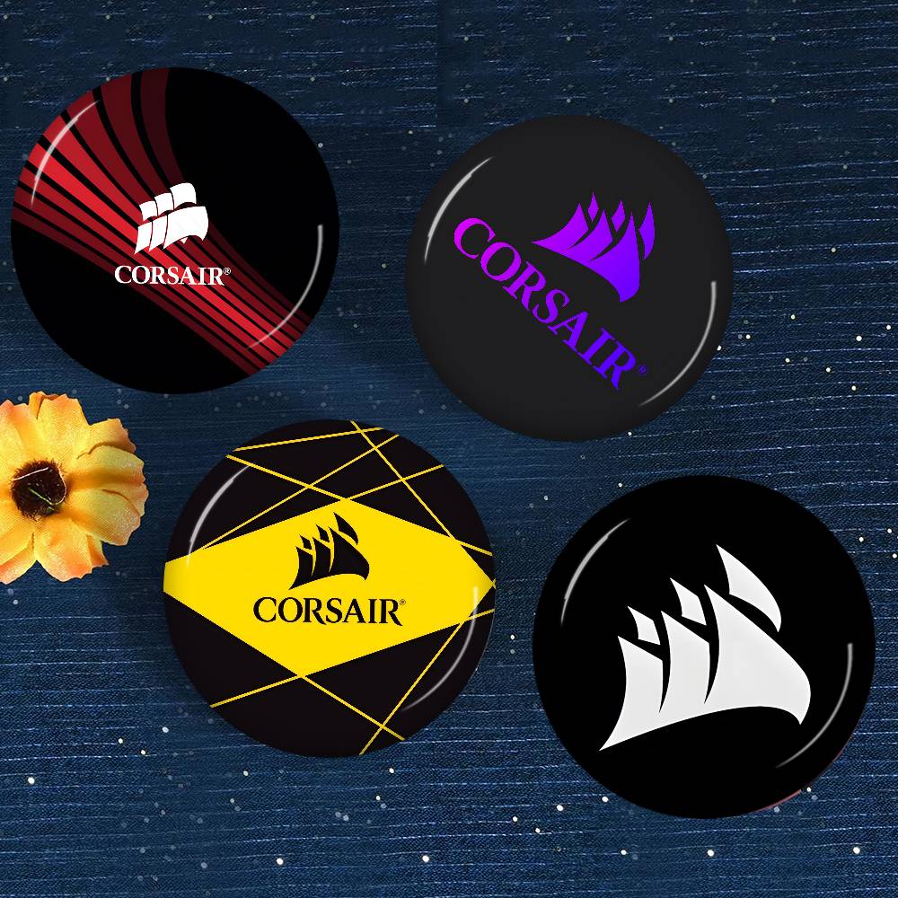Gaming Accessories Icon - C-Corsair Gaming-Powerful Creative Tinplate Soft Button