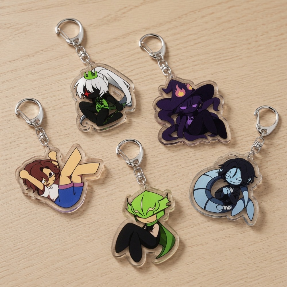 Gaming Accessories Wholesale - Cute Cartoon Chibi Keychains Accessories Bag
