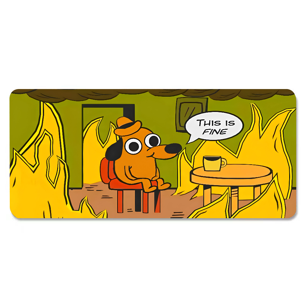 This Is Fine Dog Dachshund Mou - Gaming Accessories Wholesale 评论和价格