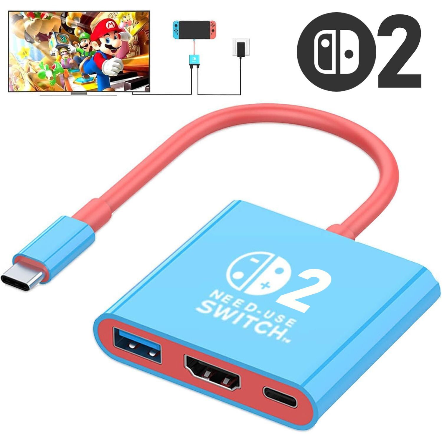 For Switch2 Type C Docking Sta - Gaming Kit Accessories Nintendo Switch 评论和价格