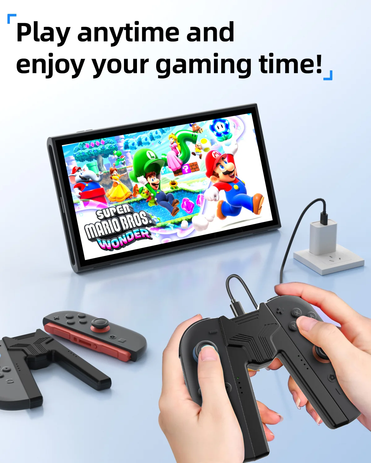 For Switch 2 Charger Grip for  - Gaming Kit Accessories Nintendo Switch 评论和价格