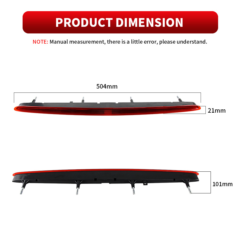 1PC LED High Mount Third Brake - Gaming Accessories Storage 评论和价格