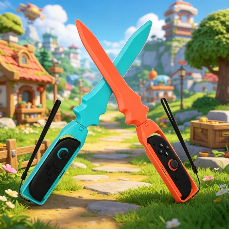 2 Pack Sword-Shaped Controller - Gaming Kit Accessories Nintendo Switch 评论和价格
